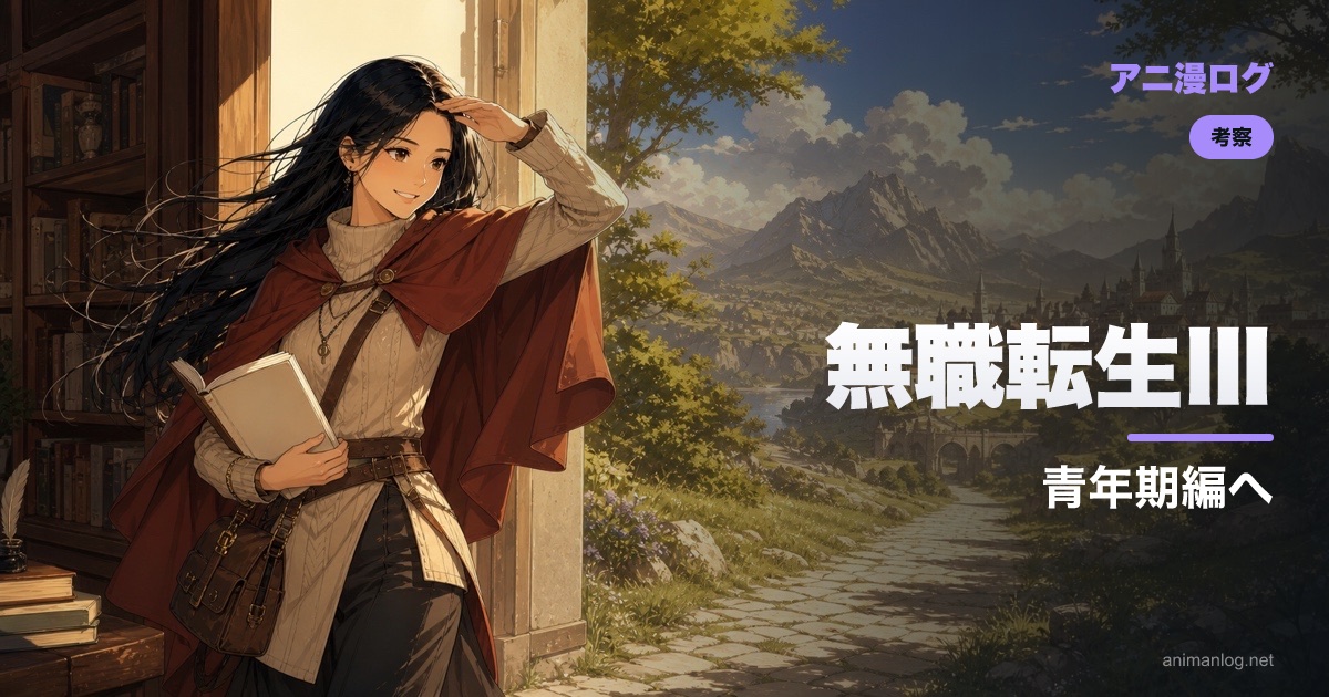 無職転生Ⅲは第3話から「青年期編」へ|エリス修行編の次の展開を解説